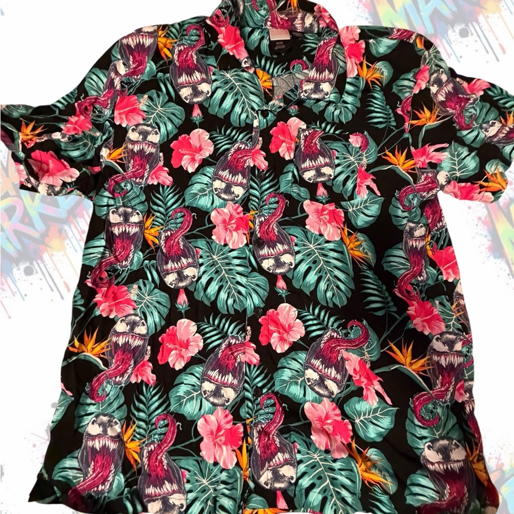 Tropical Floral Men's Marvel shirt